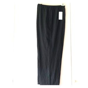NWT Eileen Fisher 1X Graphite Straight Pants